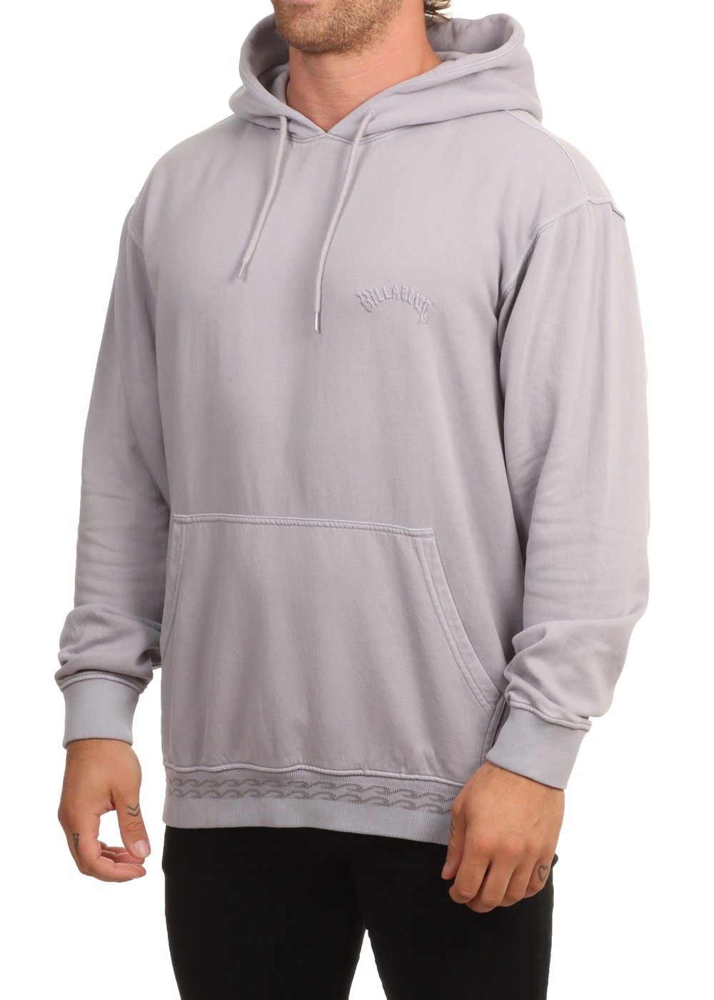 Billabong Wave Washed Hoodie Grey Violet