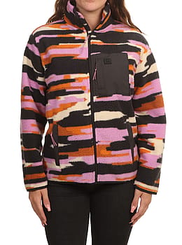 Billabong Switchback Zipped Fleece Multi Black
