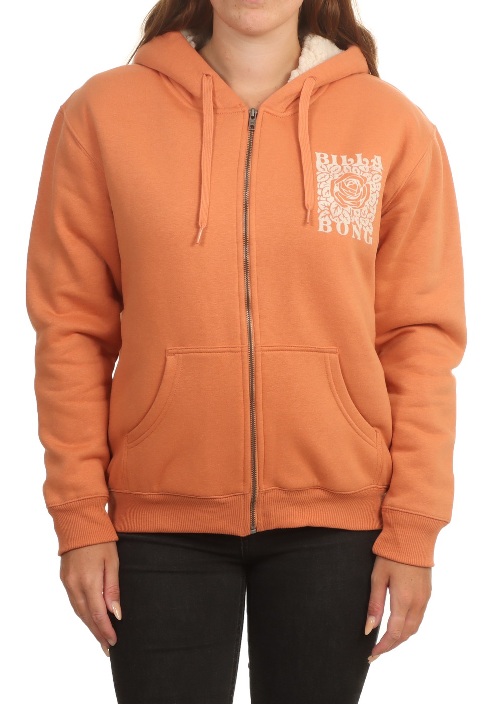 Billabong Cold Roses Zip Hoodie Ginger
