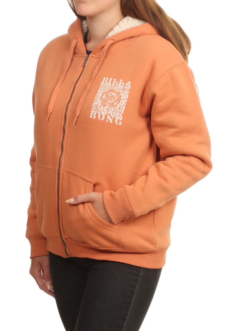 Billabong Cold Roses Zip Hoodie Ginger