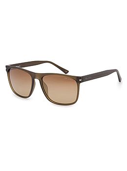 Bloc Luca Sunglasses Crystal Brown/Gold Mirror