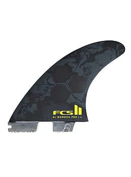 FCS 2 AM PG Medium Surfboard Fins Black/Acid