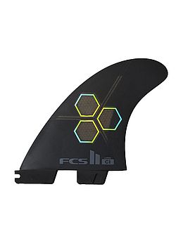 FCS 2 CI PC Large Black Tri Surfboard Fins