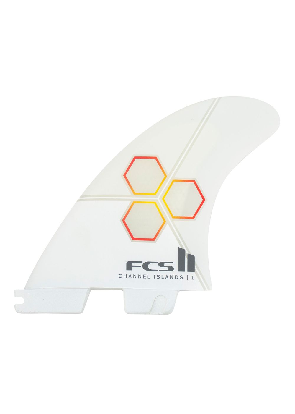 FCS 2 CI Performance Core Large Surfboard Fins White