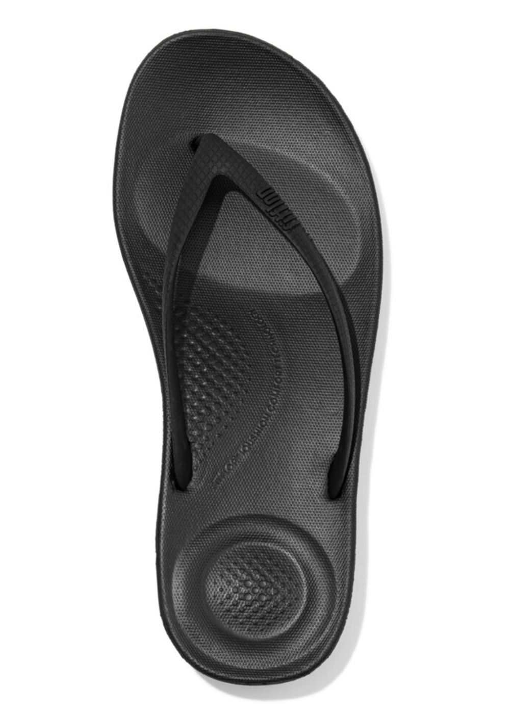 Fitflop Iqushion Ergonomic Flip Flops Black