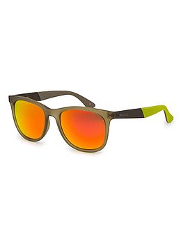 Bloc Fiji Sunglasses Crystal Green Red Mirror