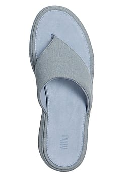 FitFlop Platfforms Denim Wedge Flip Flops Denim