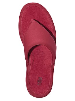FitFlop Platfforms Wedge Flip Flops Burnt Berry