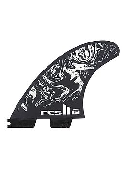 FCS 2 FT PC Medium Black/White Tri Surfboard Fins