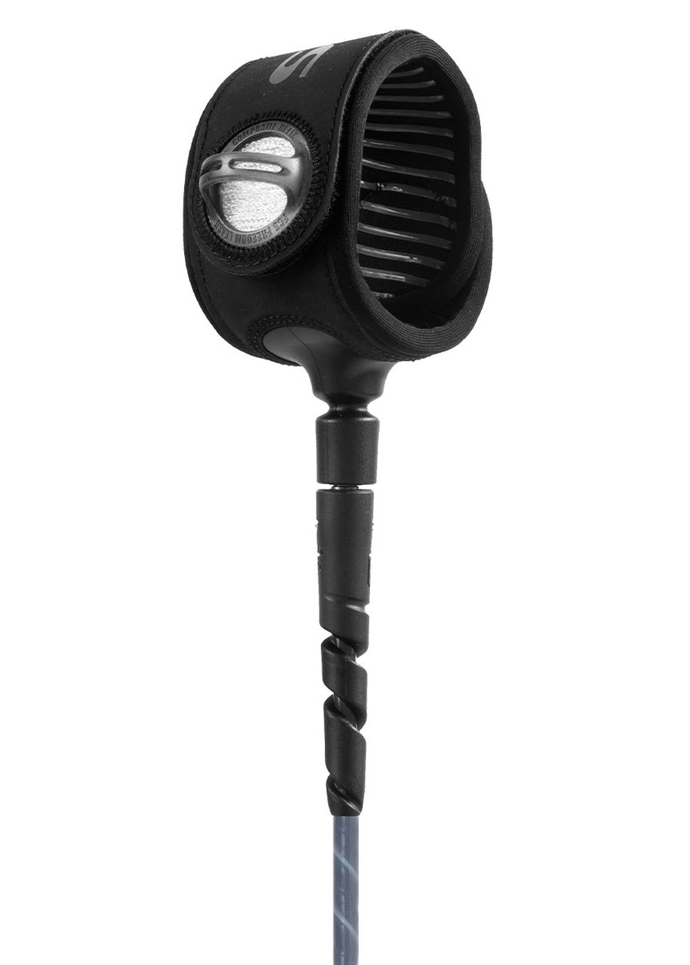 FCS Freedom Helix 6Ft Surfboard Leash Smoke/White
