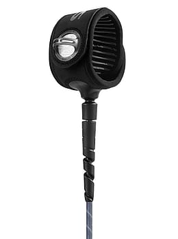 FCS Freedom Helix 6Ft Surfboard Leash Smoke/White