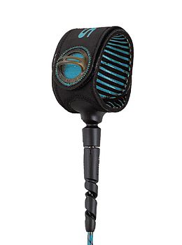 FCS Freedom Helix 6Ft Surfboard Leash Tranquil Blue