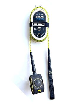 FCS Freedom Helix 6Ft Comp Leash Cyber Lime