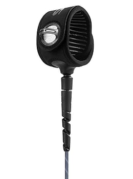 FCS Freedom Helix 6Ft Comp Leash Smoke/White
