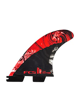 FCS 2 MB PC Carbon Large Tri Surfboard Fins
