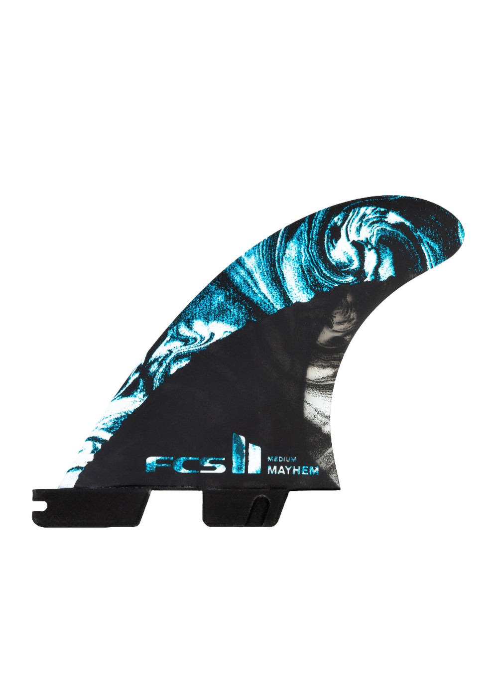 FCS 2 MB PC Carbon Medium Tri Surfboard Fins