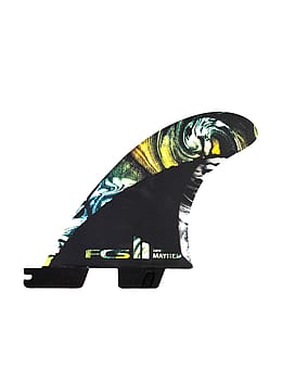 FCS 2 MB PC Carbon Small Tri Surfboard Fins