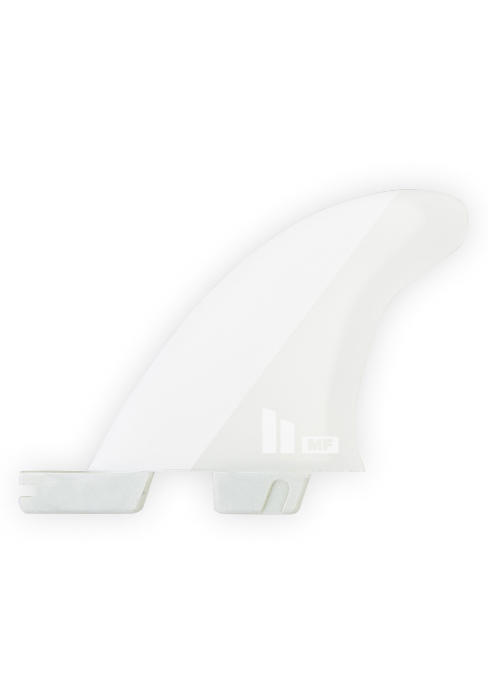 FCS 2 MF PC Twin+1 White Xlarge Surfboard Fins