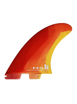 FCS 2 MR Twin+1 Surfboard Fins Sunset Swirl