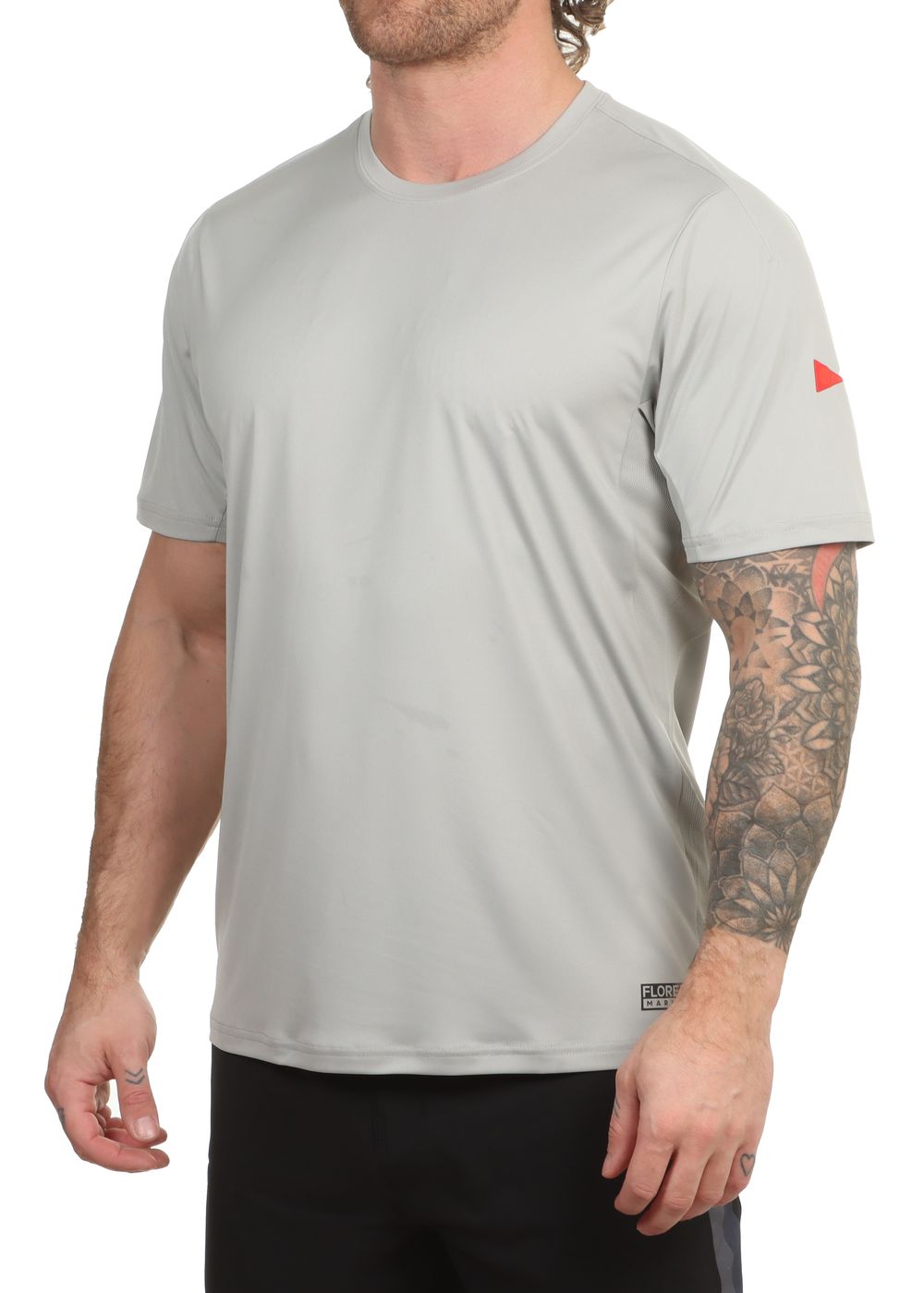 Florence Marine X Sun Pro UPF Tee Light Grey