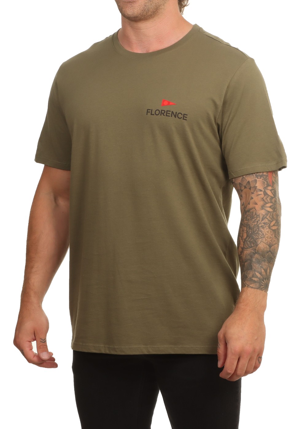 Florence Marine X Masthead Organic Tee Olive
