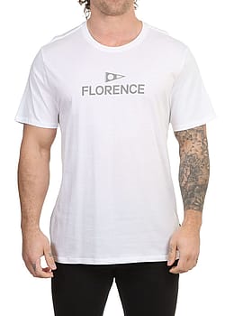 Florence Marine X Logo Tee White