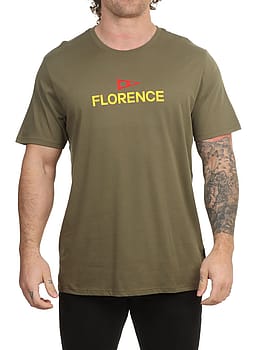 Florence Marine X Logo Tee Burnt Olive