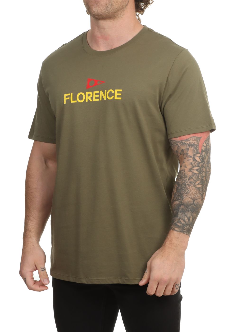 Florence Marine X Logo Tee Burnt Olive