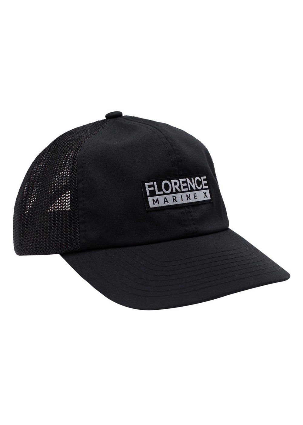 Florence Marine X Unstructured Trucker Cap Black