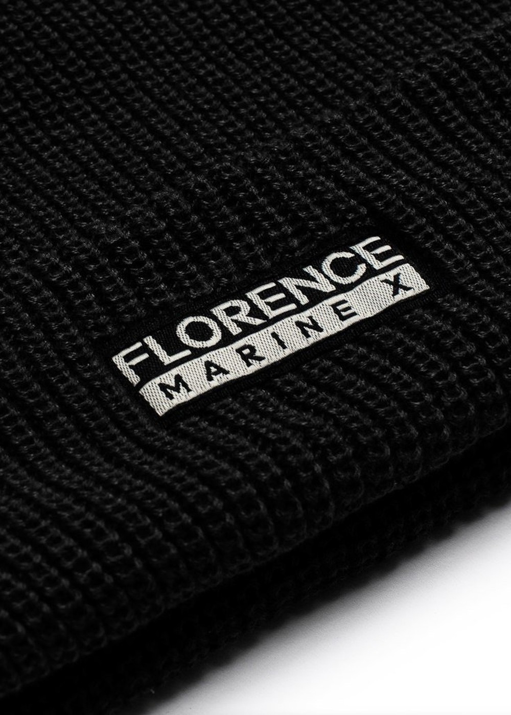 Florence Marine X Knit Beanie Black