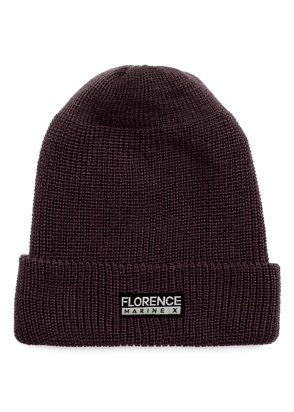 Florence Marine X Knit Beanie Maroon