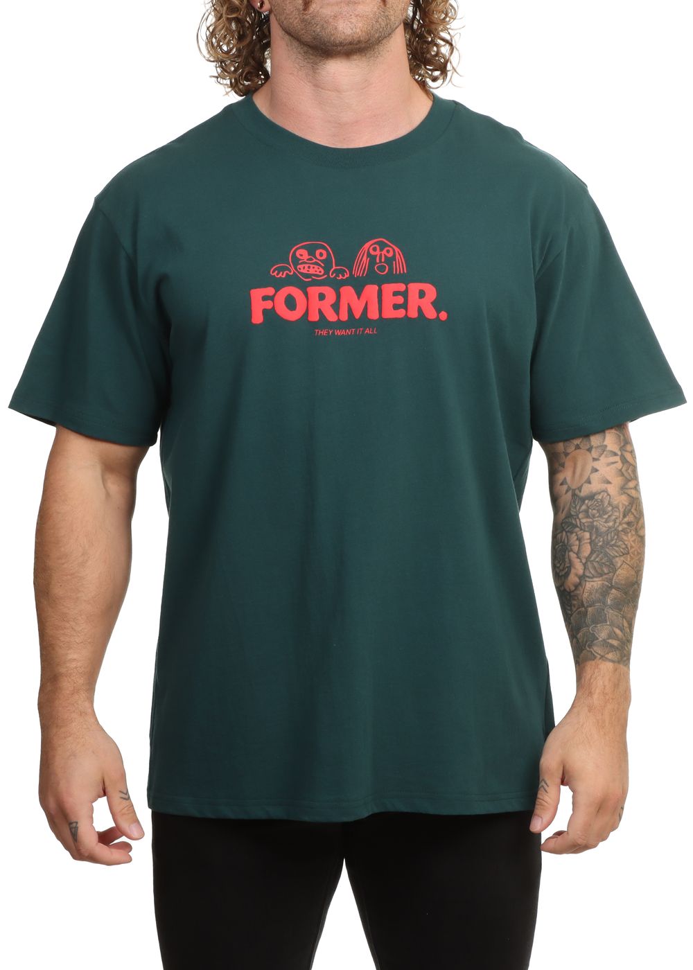 Former Want It All Tee Petrol