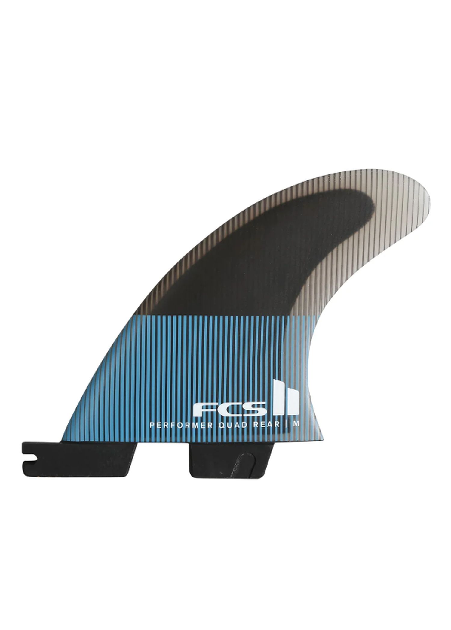 FCS 2 Performer PC Small Quad Rear Fins Blue