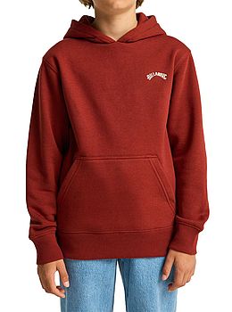Billabong Boys Arch Hoodie Brick
