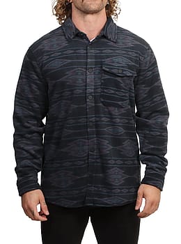 Billabong Furnace Flannel Shirt Navy