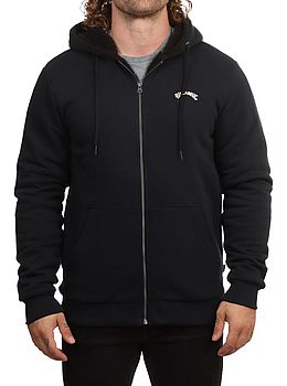 Billabong Arch Sherpa Hoodie Black