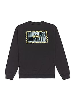 Quiksilver Boys Graphic Crew Black