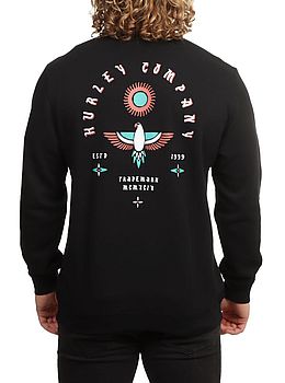Hurley Eagle High Crew Black