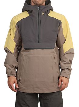 Volcom Brighton Pullover Snow Jacket Chestnut