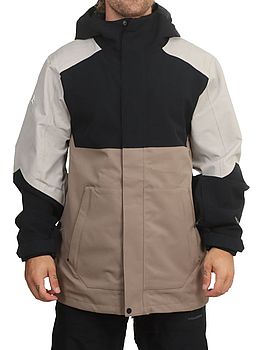 Volcom Brighton Full Zip Snow Jacket Chestnut