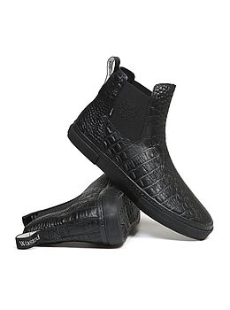 Globe Dover II Boots Black Croc Wasted Talent