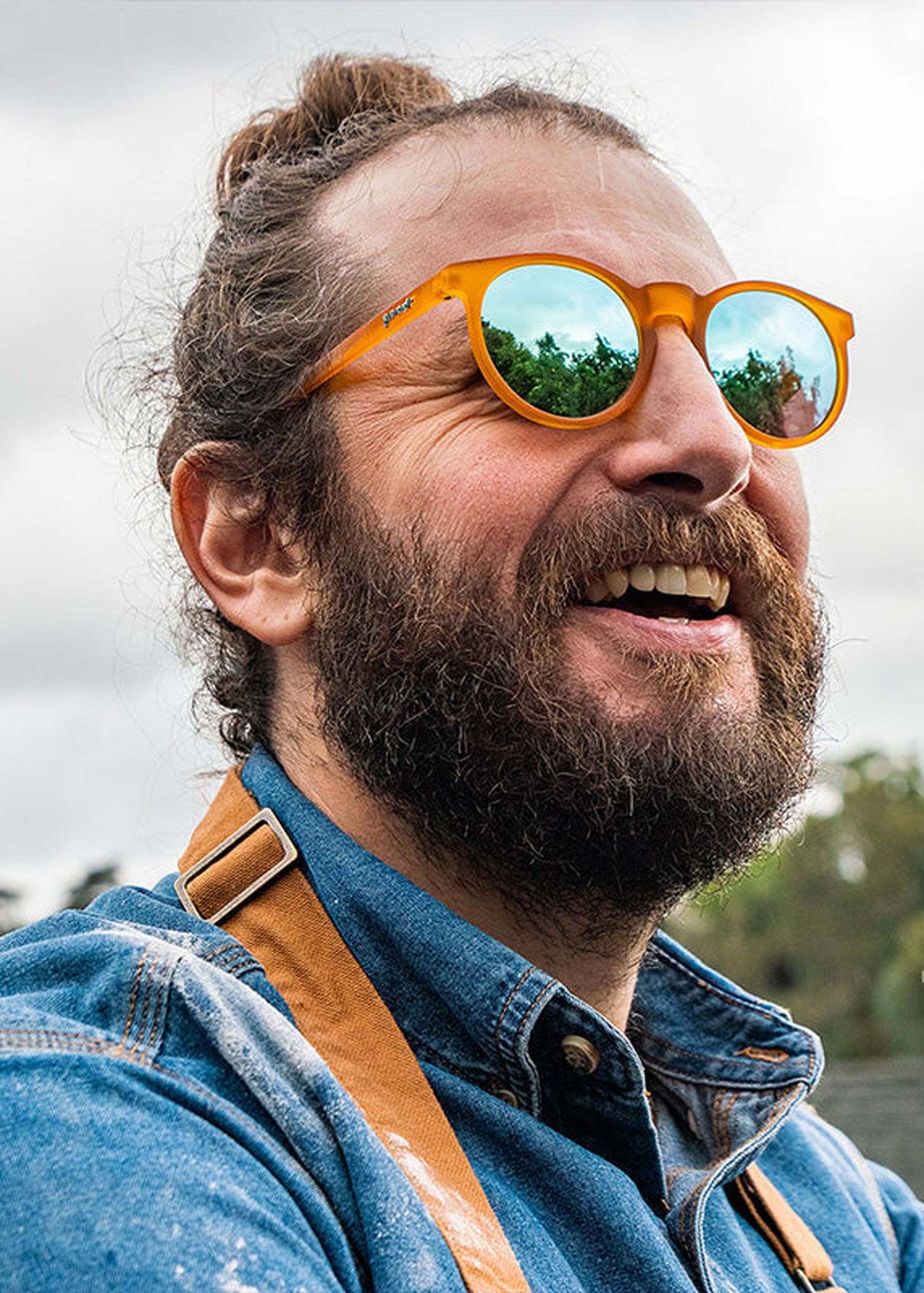 Goodr Circle G Freshly Baked Man Buns Sunglasses