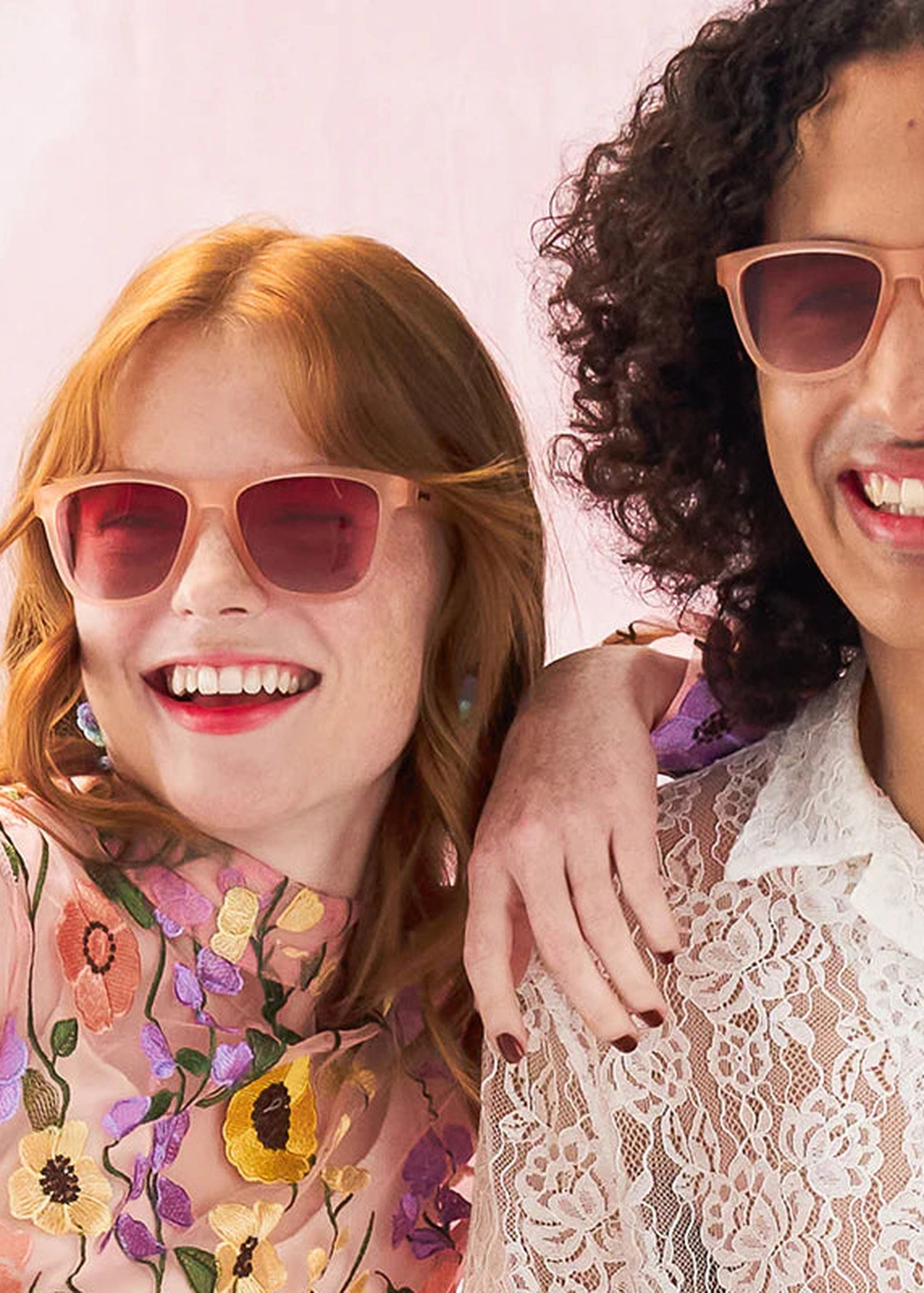 Goodr OG Don't Make Me Blush Sunglasses Pink