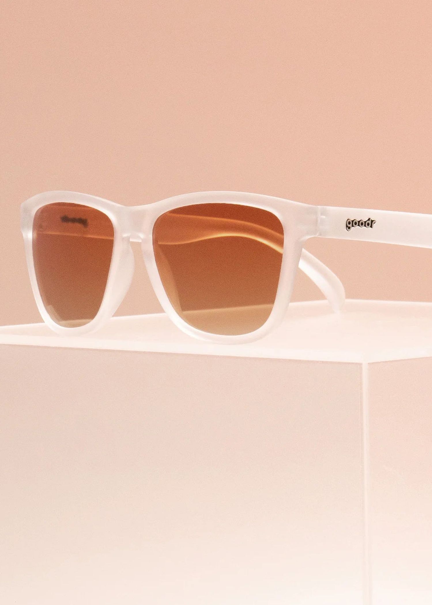 Goodr OG Root Beer Somelier Sunglasses Clear