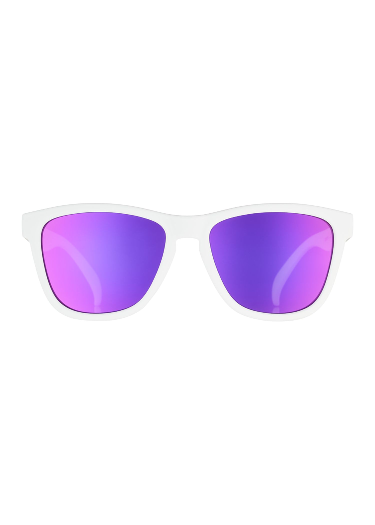 Goodr OG Side Scroll Eye Roll Sunglasses White
