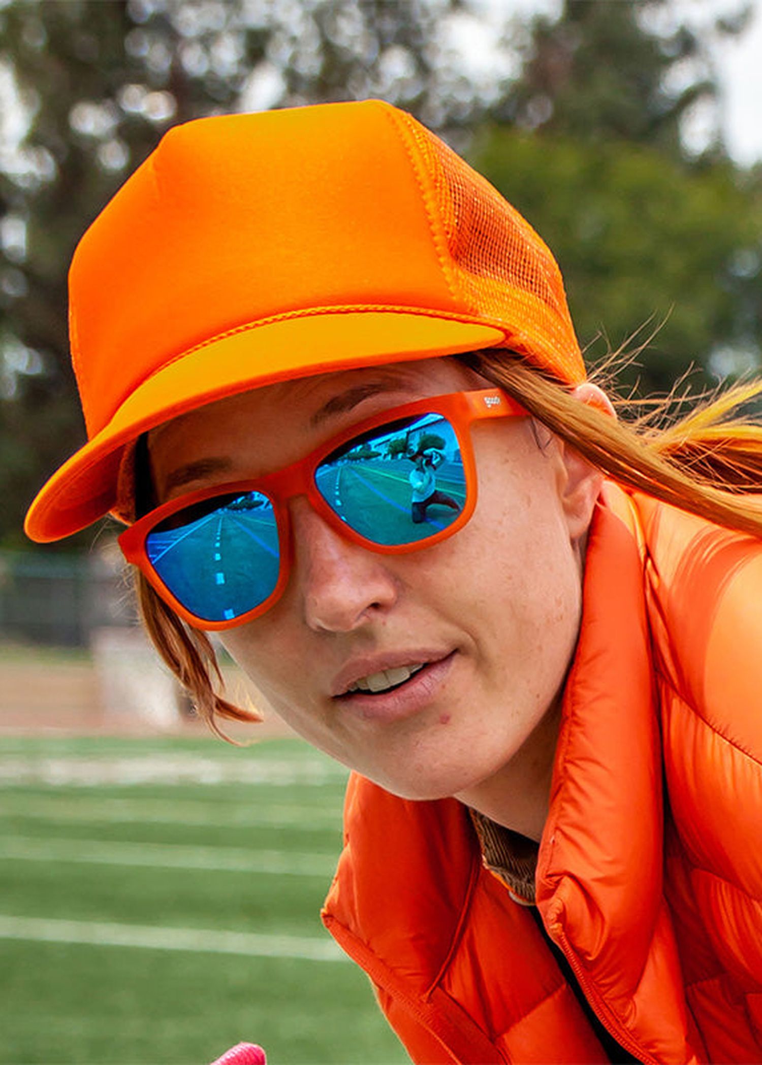 Goodr OG Donkey Goggles Sunglasses Orange