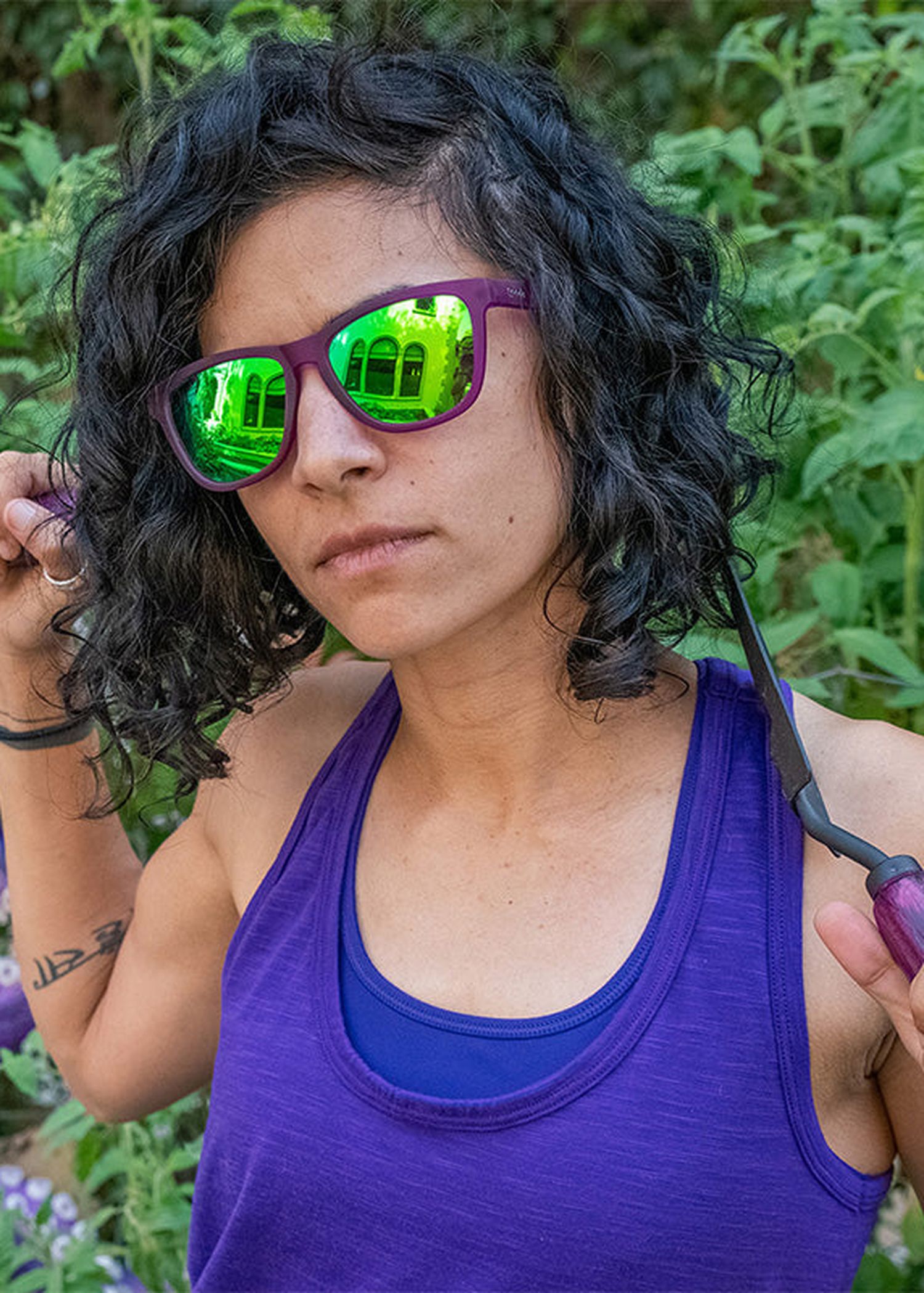 Goodr OG Gardening with a Kraken Sunglasses Purple