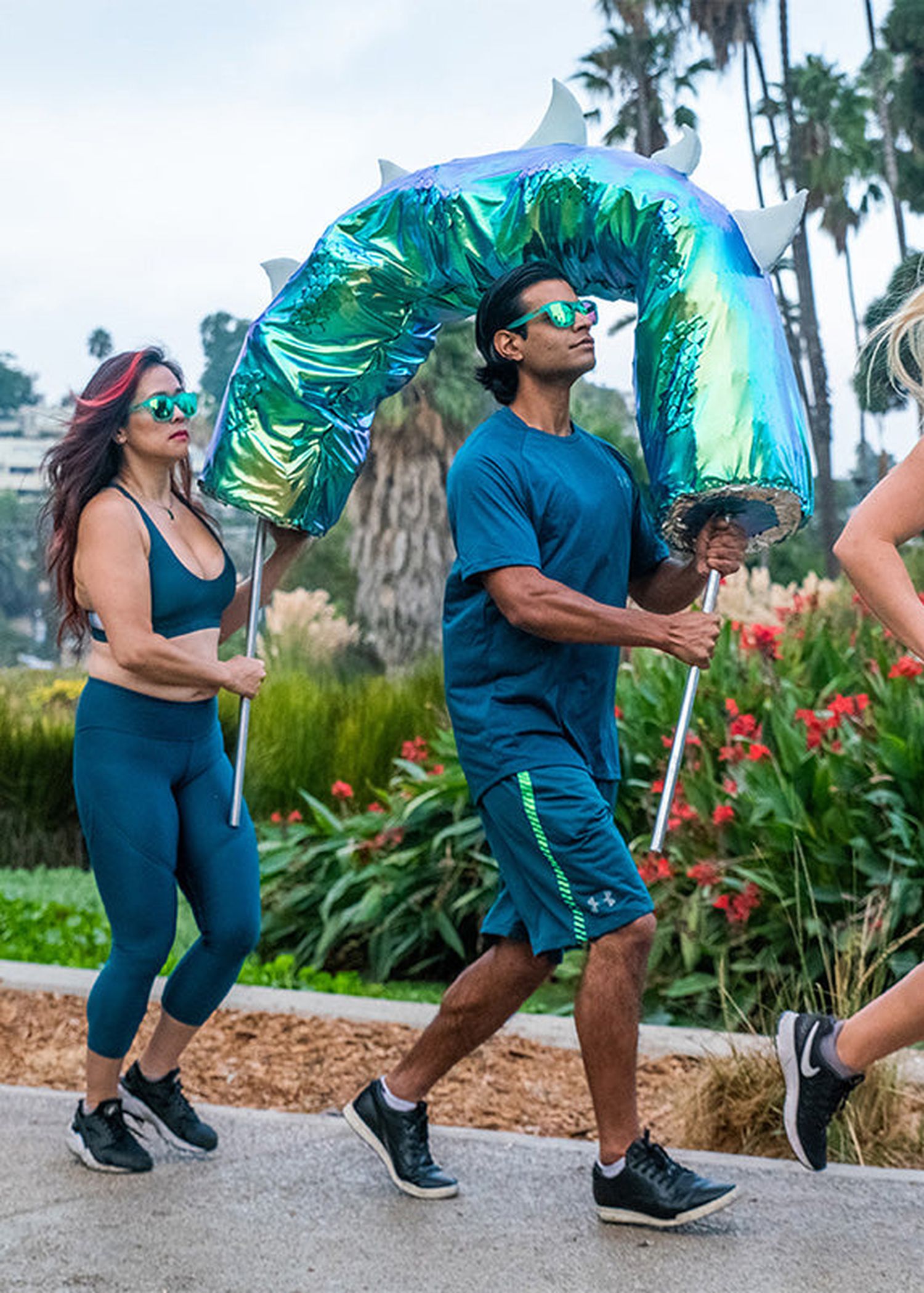Goodr OG Nessys Midnight Orgy Sunglasses Teal