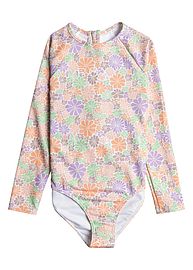 Roxy Kids Paradisiac Rash Suit in Mint Tropical Trails | Shop Roxy Kids Paradisiac Rash Suit in Mint Tropical Trails | Shop
