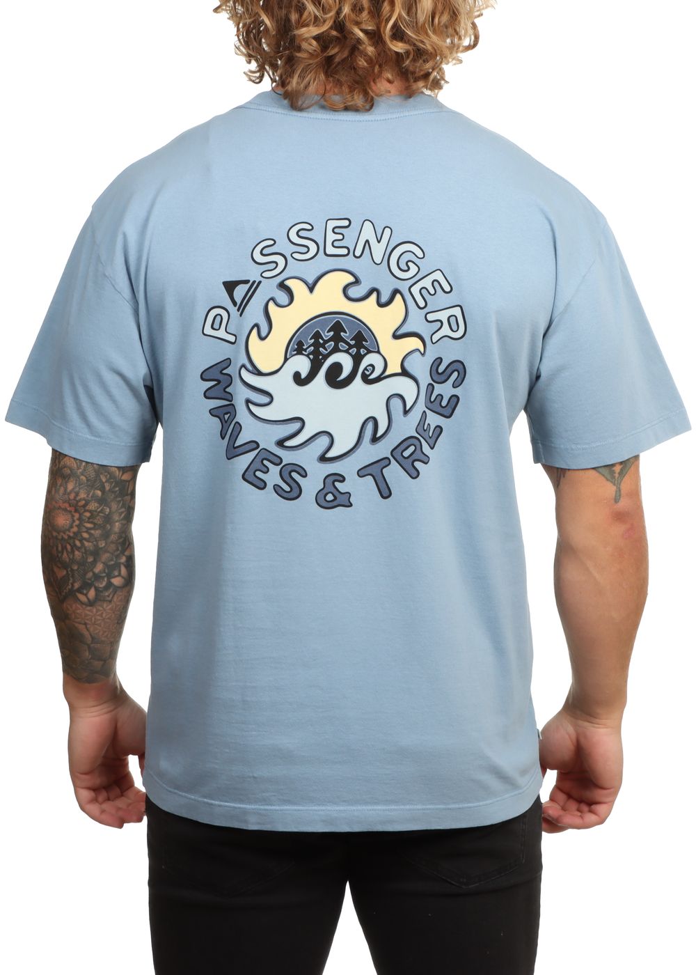 Passenger Dune Relaxed Tee Faded Denim